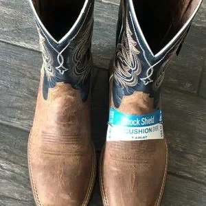 ARIAT Boots 10008827 Tan With Blue Top‎ Stitch Western Ranch Men’s 11EE Cowboy Ariat Men main image 4
